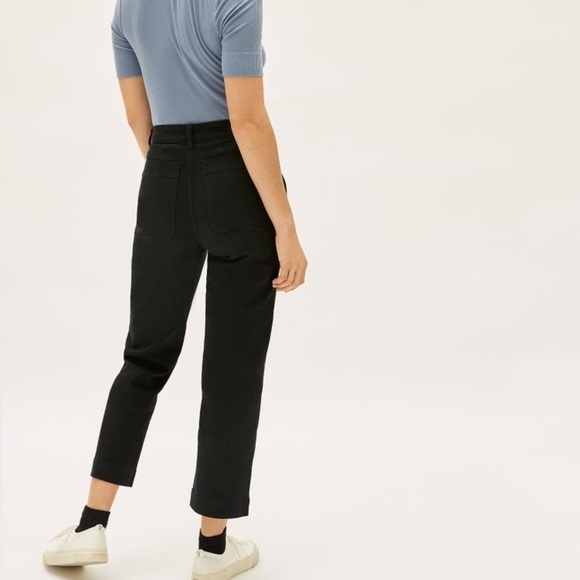 EVERLANE The Straight-Leg Crop, Sz0, NWOT - Picture 3 of 6